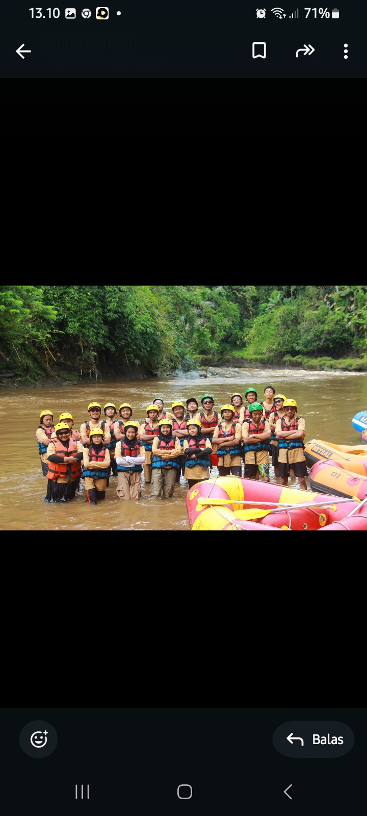 Refting di sungai magelang