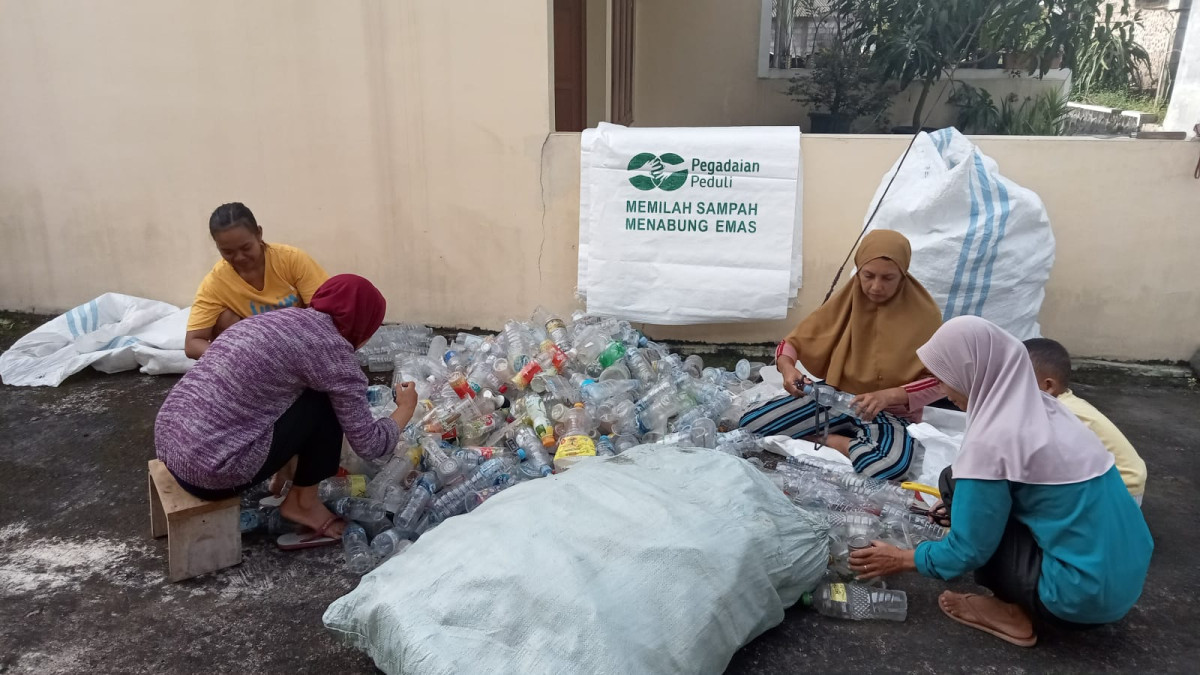 proses pemilahan sampah dusun sapen