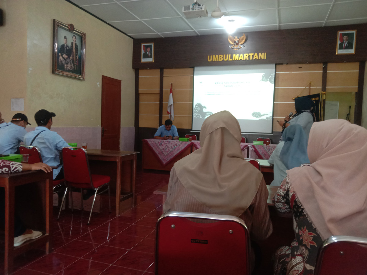 pertemuan rakor kampung KB. Bu dukuh kledokan