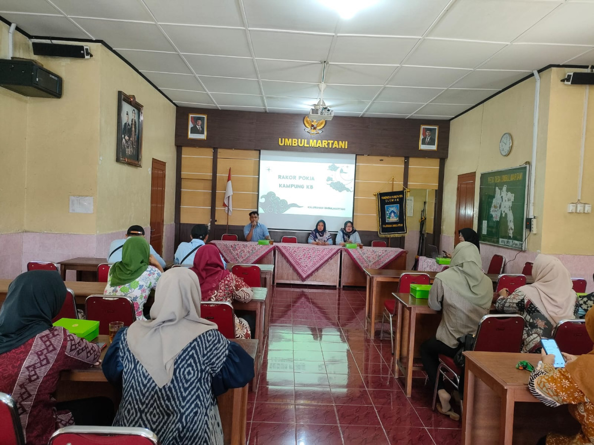 Pertemuan Kelompok Kerja di Kampung KB Kalurahan Umblmartani Kapanewon Ngemplak