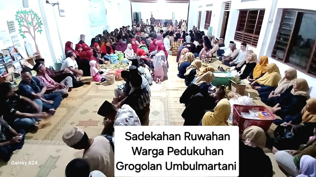 Nyadran dusun Grogolan umbulmartani