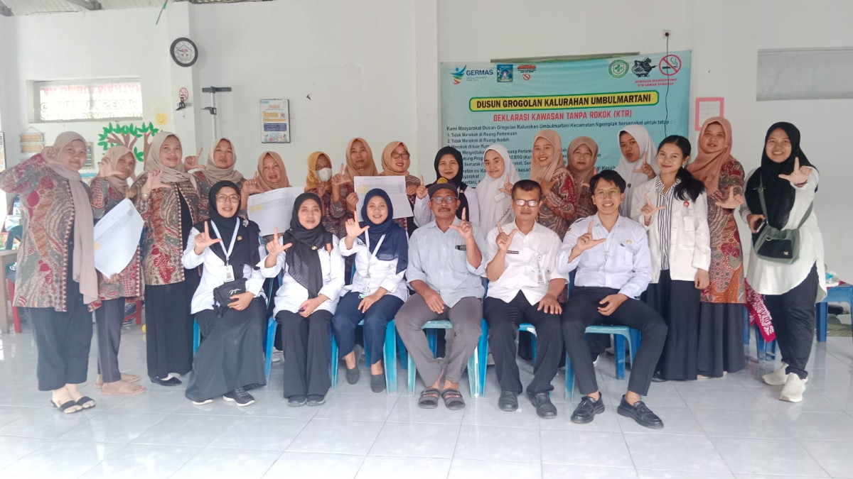 Tgl 12-02-2025 Ibu kader kesehatan dusun Grogolan, umbulmartani, Ngemplak Sleman Yogyakarta bersama tenaga kesehatan dari puskesmas Ngemplak 1