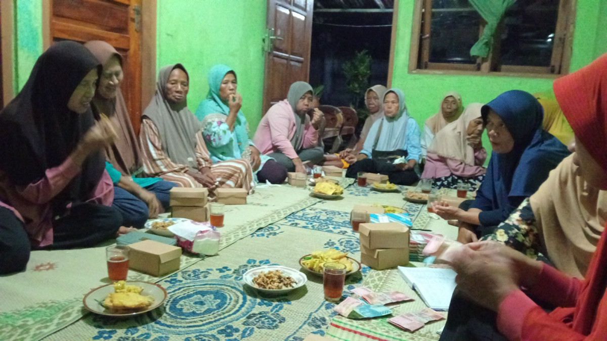 Pertemuan Arisan kelompok Takesra di Dusun  Ngemplak1