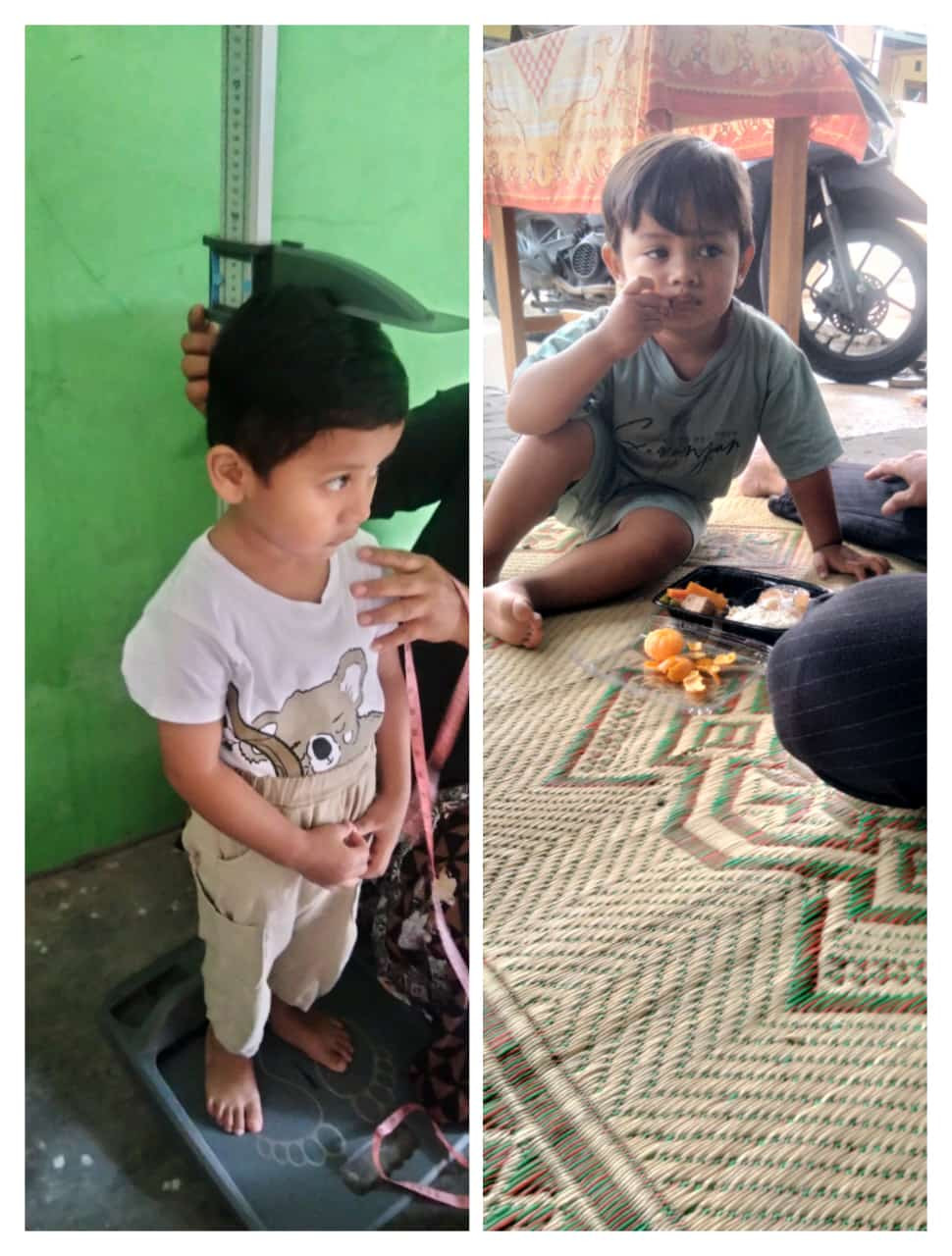 Posyandu balita Dusun Puntuk Bulan Maret 2025