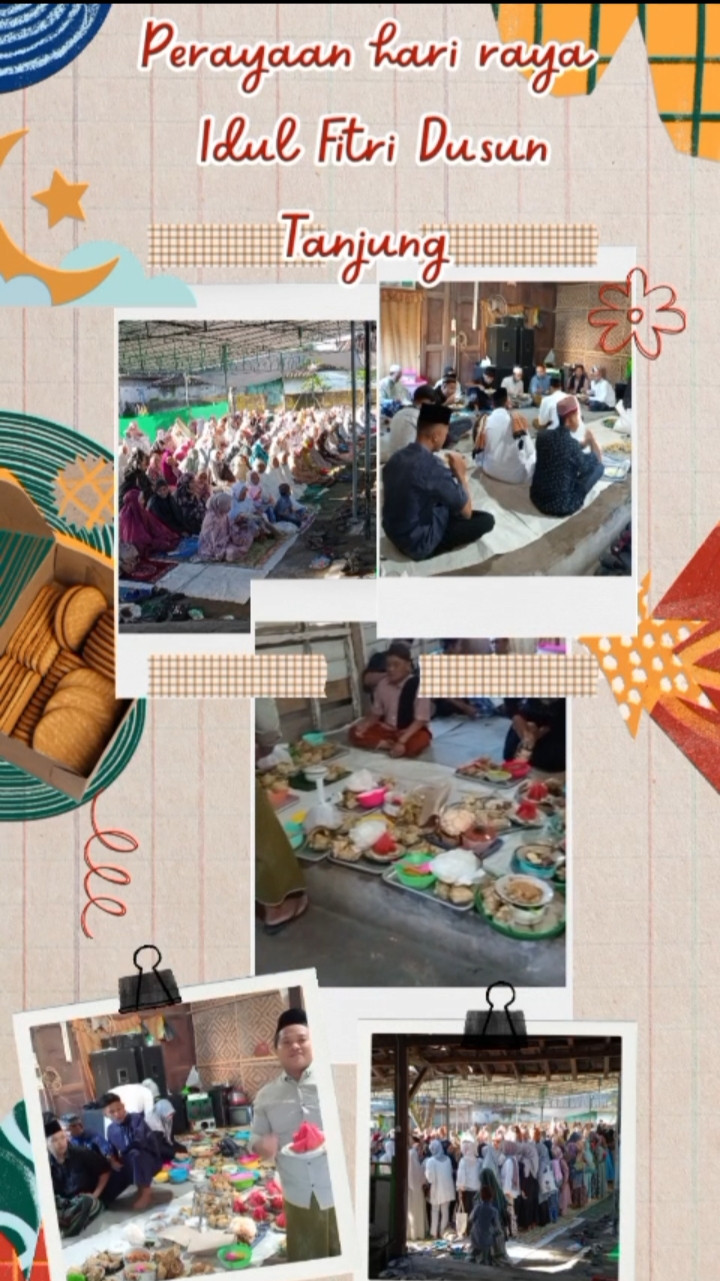 Perayaan idul Fitri Dusun Tanjung