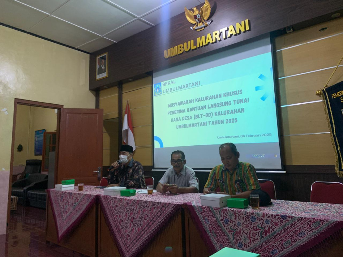 Musyawarah Kalurahan Khusus Penerima BLT-DD Tahun 2025