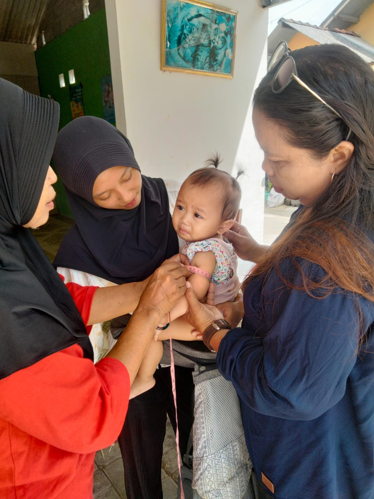 Kegiatan posyandu balita dusun puntuk bulan April