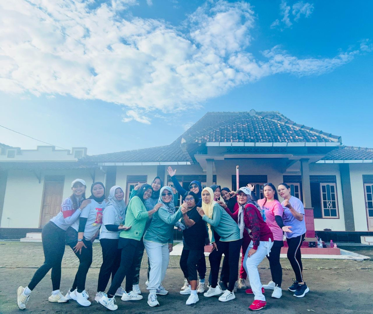 Senam pagi dusun Grogolan