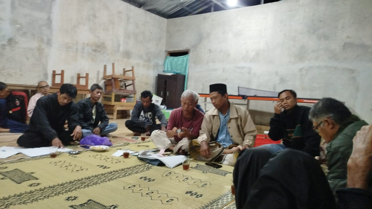 Pertemuan rutin kelompok kandang ngudi lestari dusun cilikan