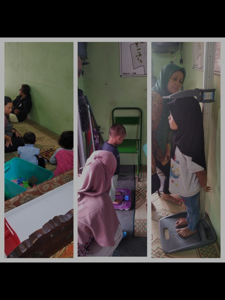 posyandu penimbangan balita dusun kalisoro