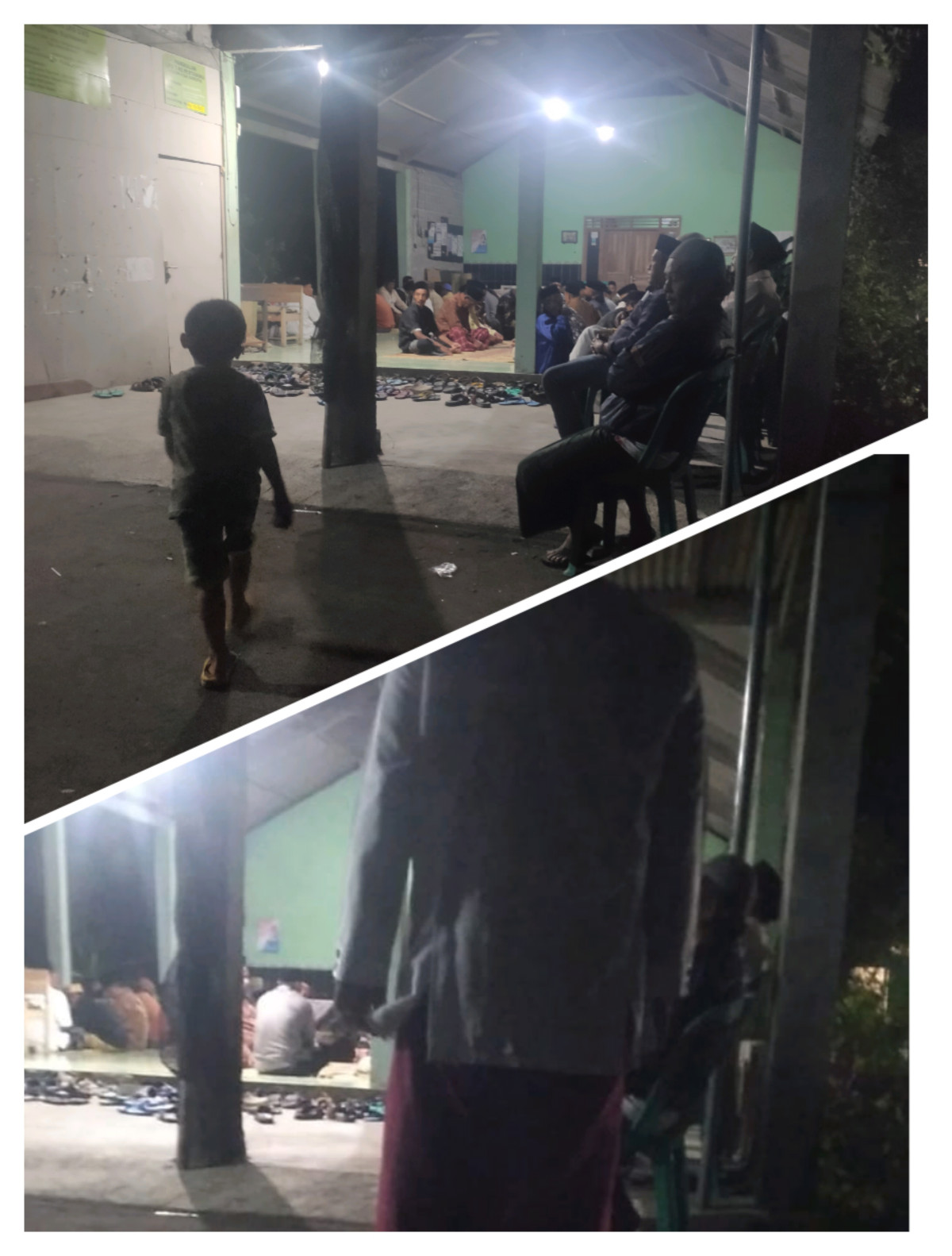 peringatan 40 hari meninggalnya salah datu warga di Dusun Tanjung