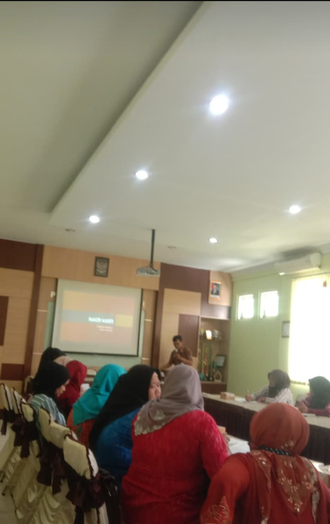 Rakor dipuskesmas ngemplak 1 kader meces