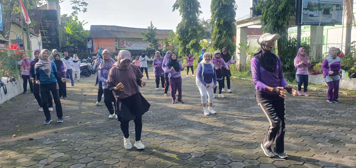 Senang pagi rutin tiap minggu dipaud dsn meces