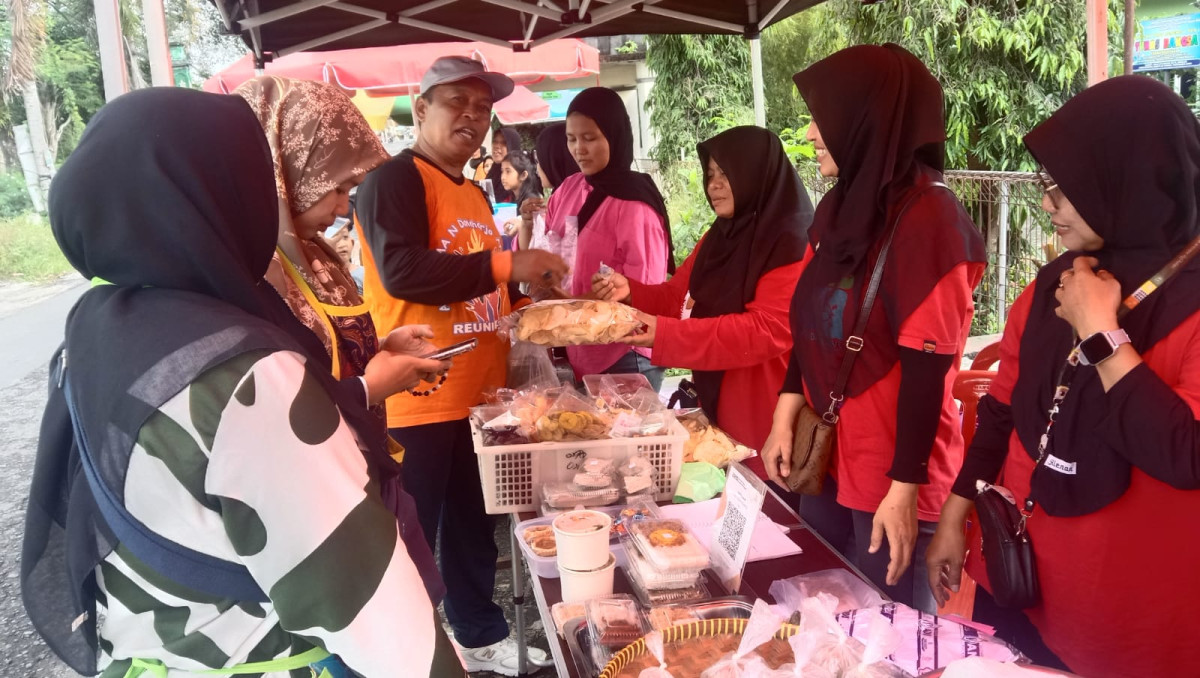 Kegiatan minggu pagi umkm warga dusun sapen