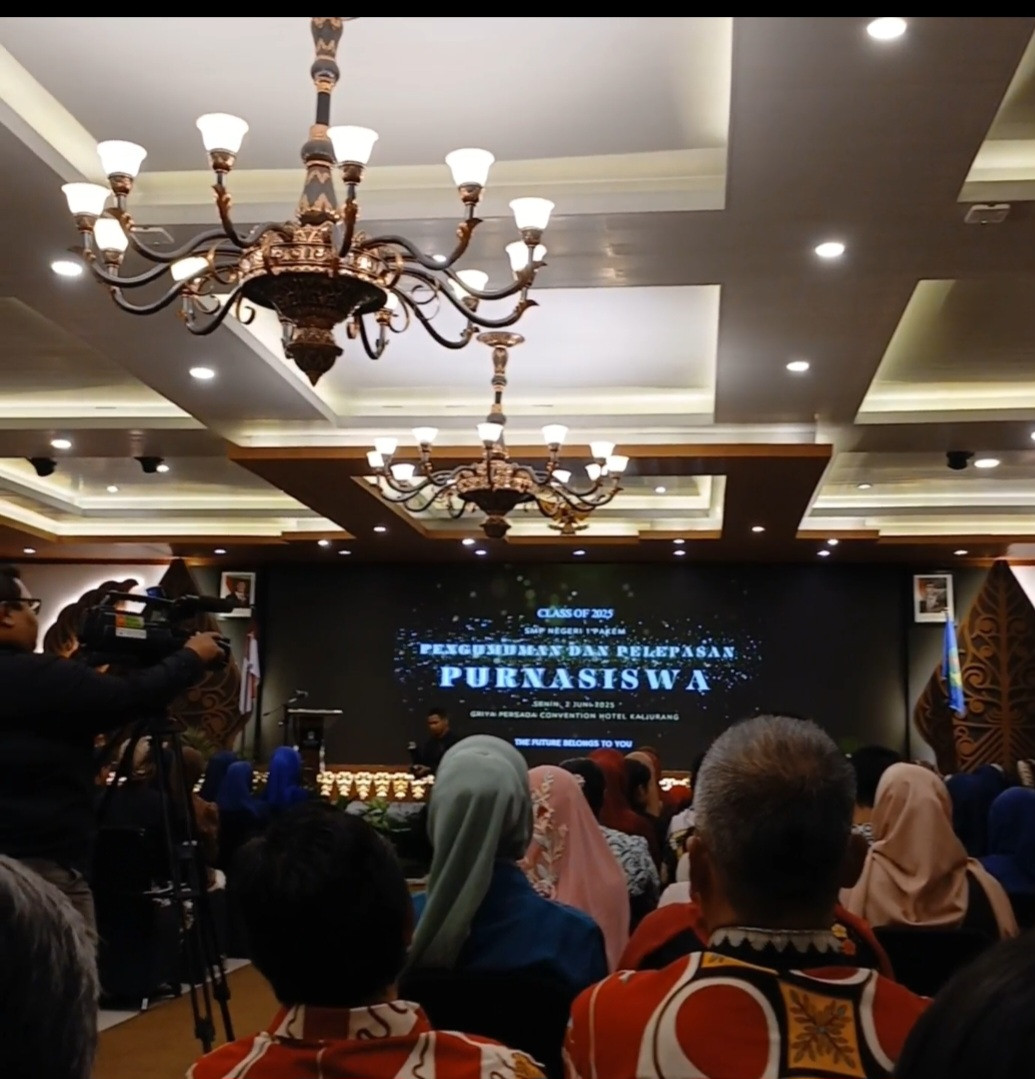 Pelepasan purnasiswa smpn 1 warga dsn meces