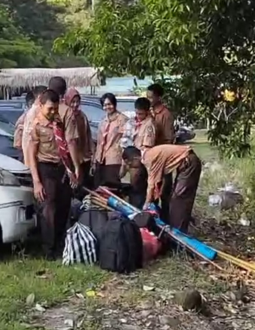 Persiapan kemah anak smk 2 dr dsn meces