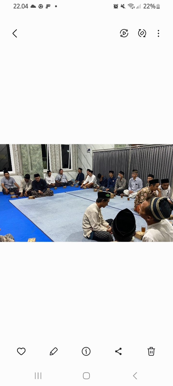 Tahlilan dan doa bersama memperingati 1000hr meninggalnya bpk muh salim