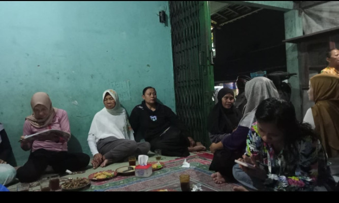 Arisan rutin RT 05 dusun Grogolan