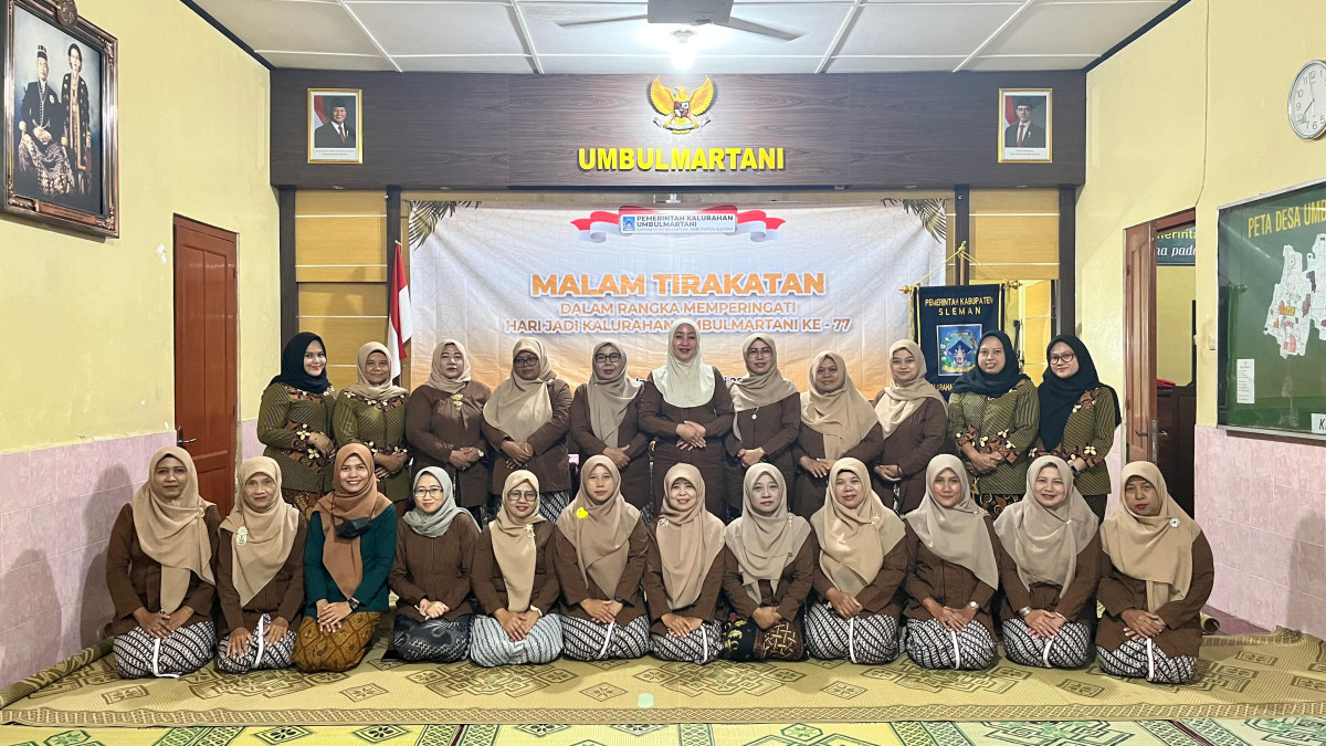 Malam tirakatan hari jadi umjilmartani dr dsn meces