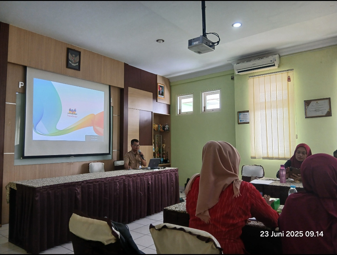 Kader cilikan menghadiri pertemuan rakor kader puskesmas