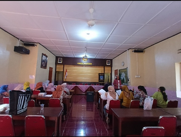 Kader pkk lodadi latihan koor