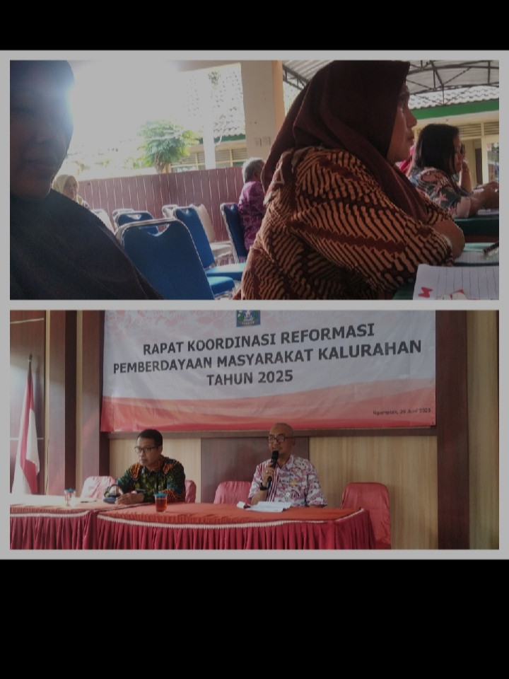 uppka kalisoro mengikuti rapat koordinasi reformasi pemberdayaan masyarakat