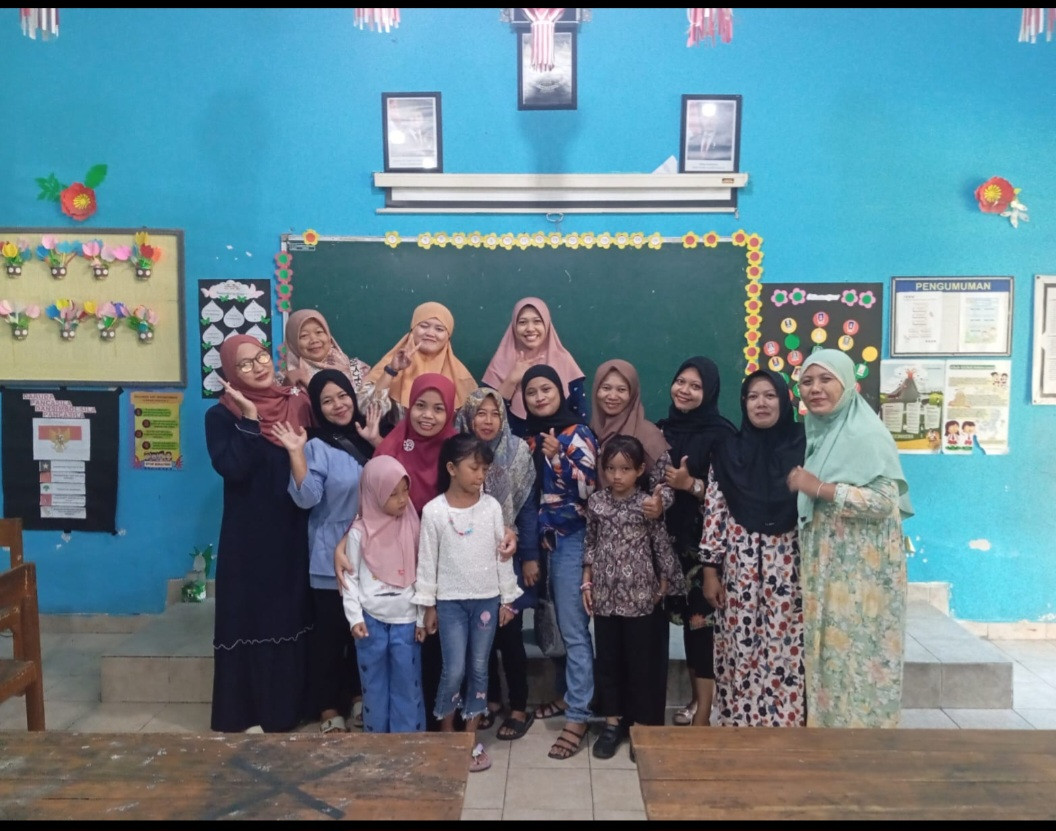 Pengambilan rapot di sd n dr dusun meces