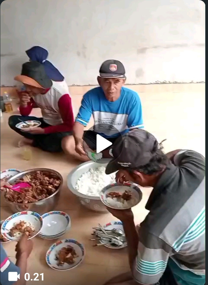 Warga cilikan masak bareng