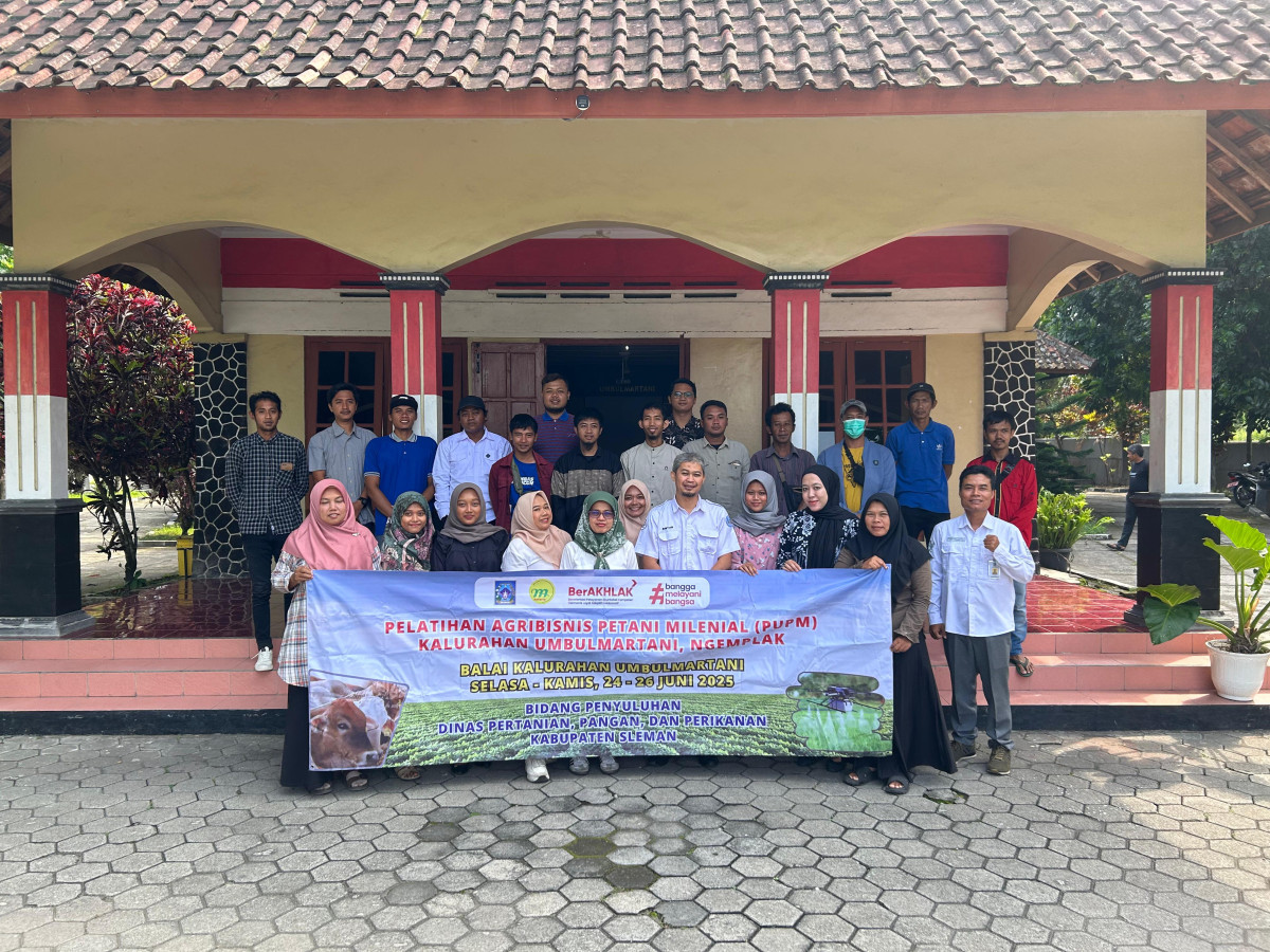 Pelatihan petani milenial H2 warga dusun sapen