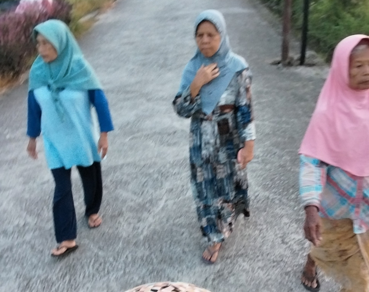 Jalan jalan pagi lansia dsn meces