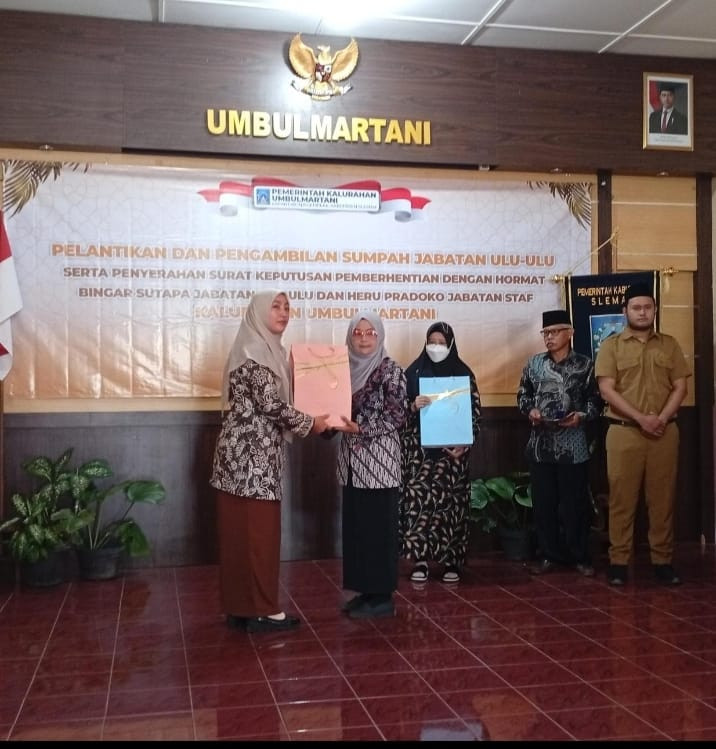 Perangkat desa Puntuk Menghadiri acara Purna tugas bapak heru pradoko