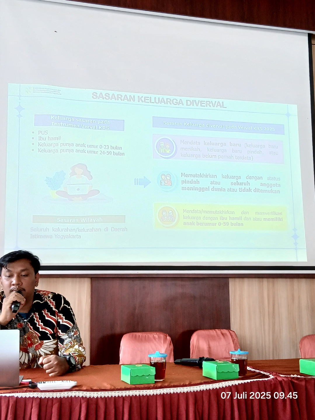 Tpk umbulmartani menghadiri  sosialisasi verval th 2025