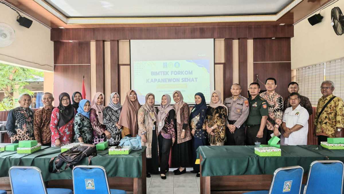 Kader sapen mengikutipertemuan forkom kapanewon sehat