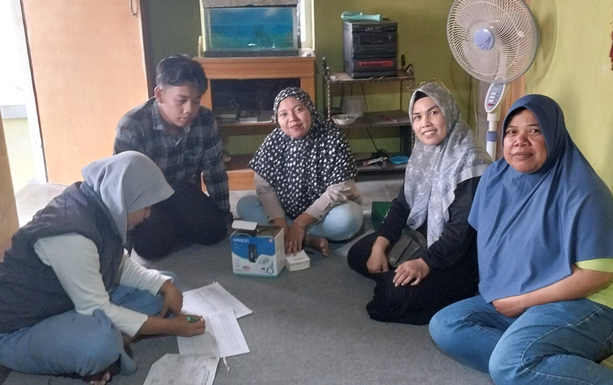 Kunjungan ke remaja dsn meces