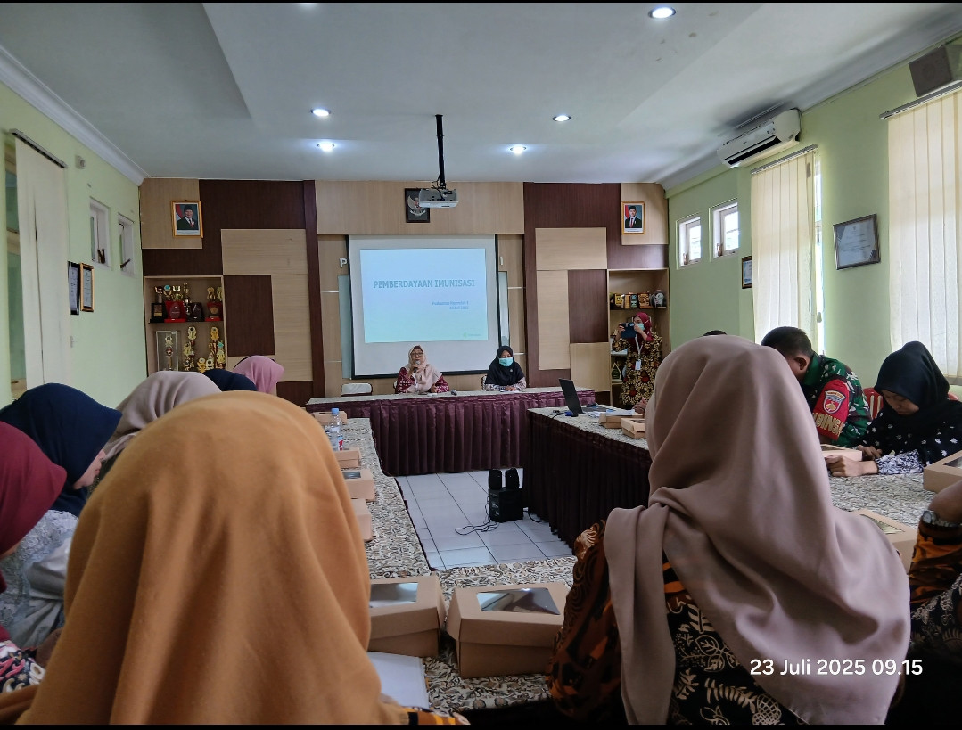 Poskesdes umbulmartani menghadiri lintas sektoral persiapan bias