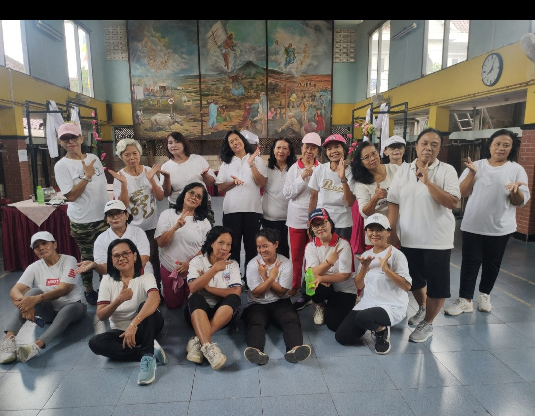 Giat senam rutin warga dsn meces