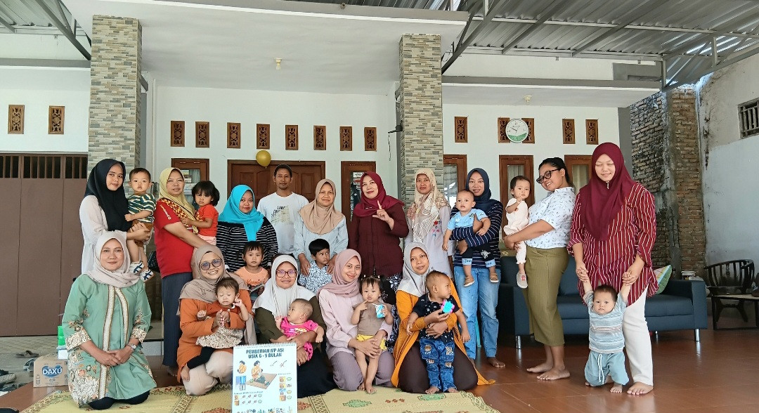 Kader sapen membantu klas balita