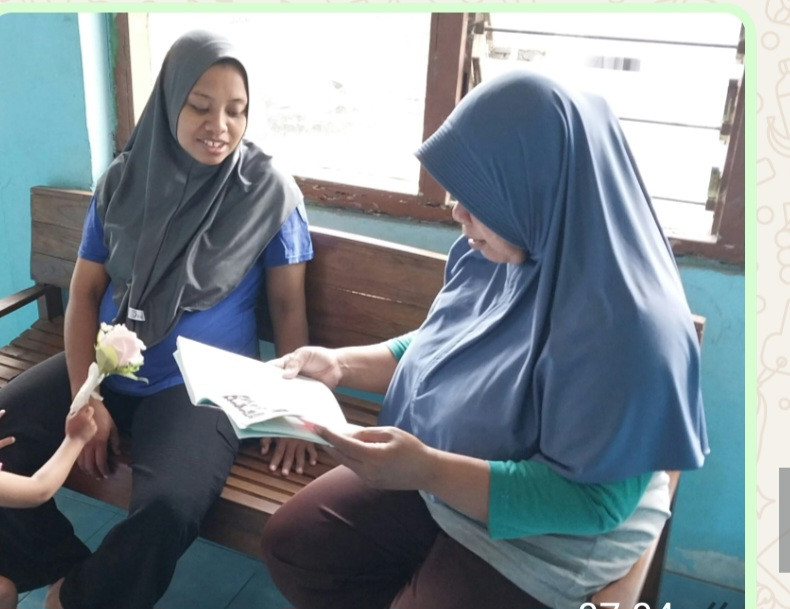 Kunjungan kerumah ibu hamil dsn meces