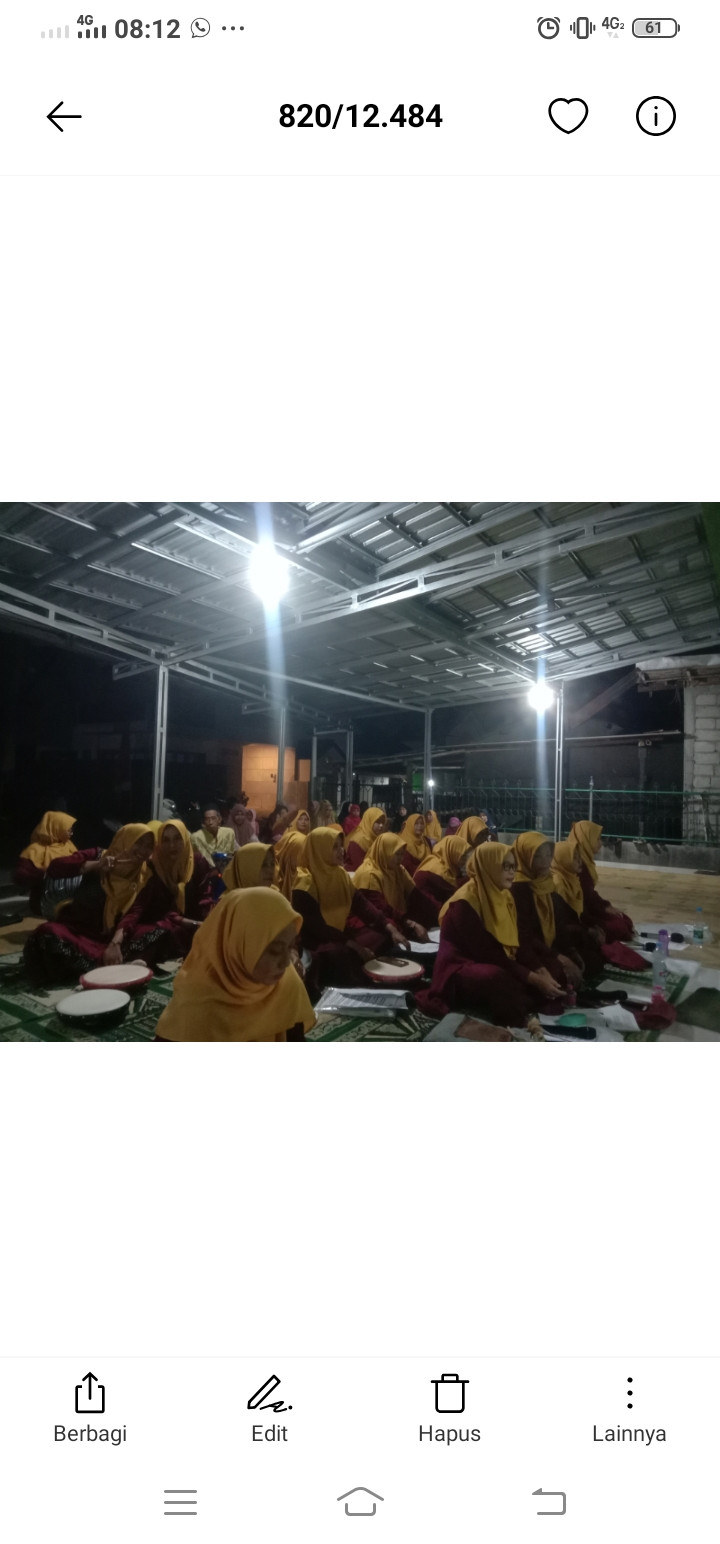 Pengajian Rutin malam minggu pahing Dusun Medelan