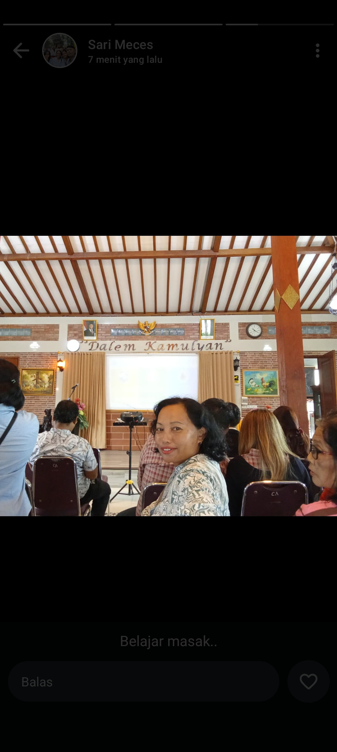 Pelatihan masak dr dsn meces