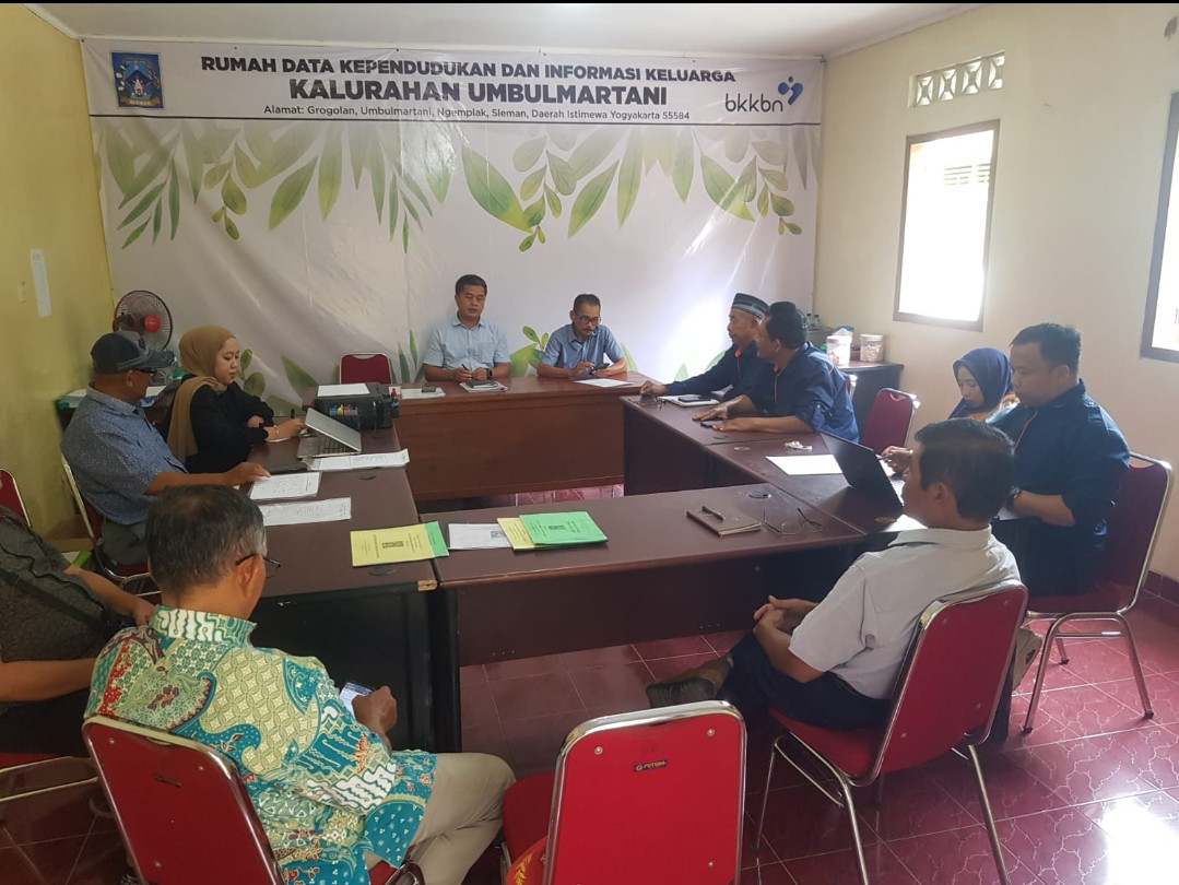 Bpkal cilikan mengikuti rapat monev pengisian pamong