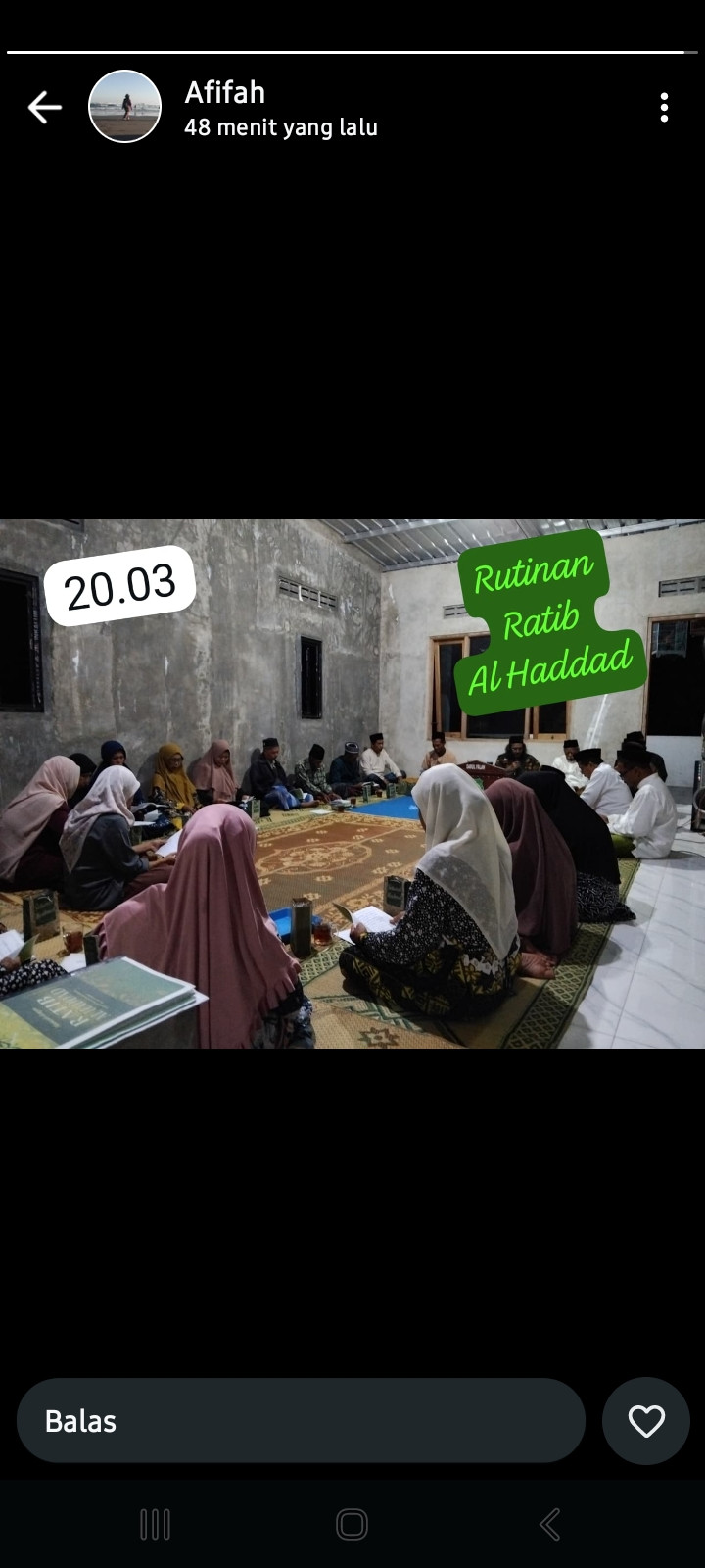 Pengajian rutinan ratib alhadad ngemplak asem