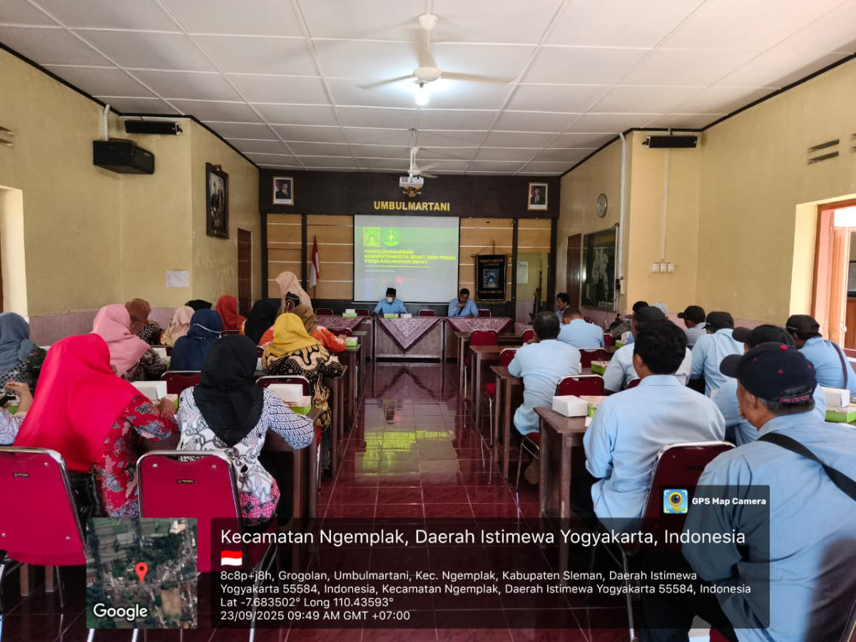 Kader cilikan menghadiri undangan dinkes