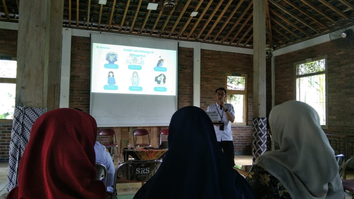 Kader cilikan menghadiri pertemuan kesehatan jiwa