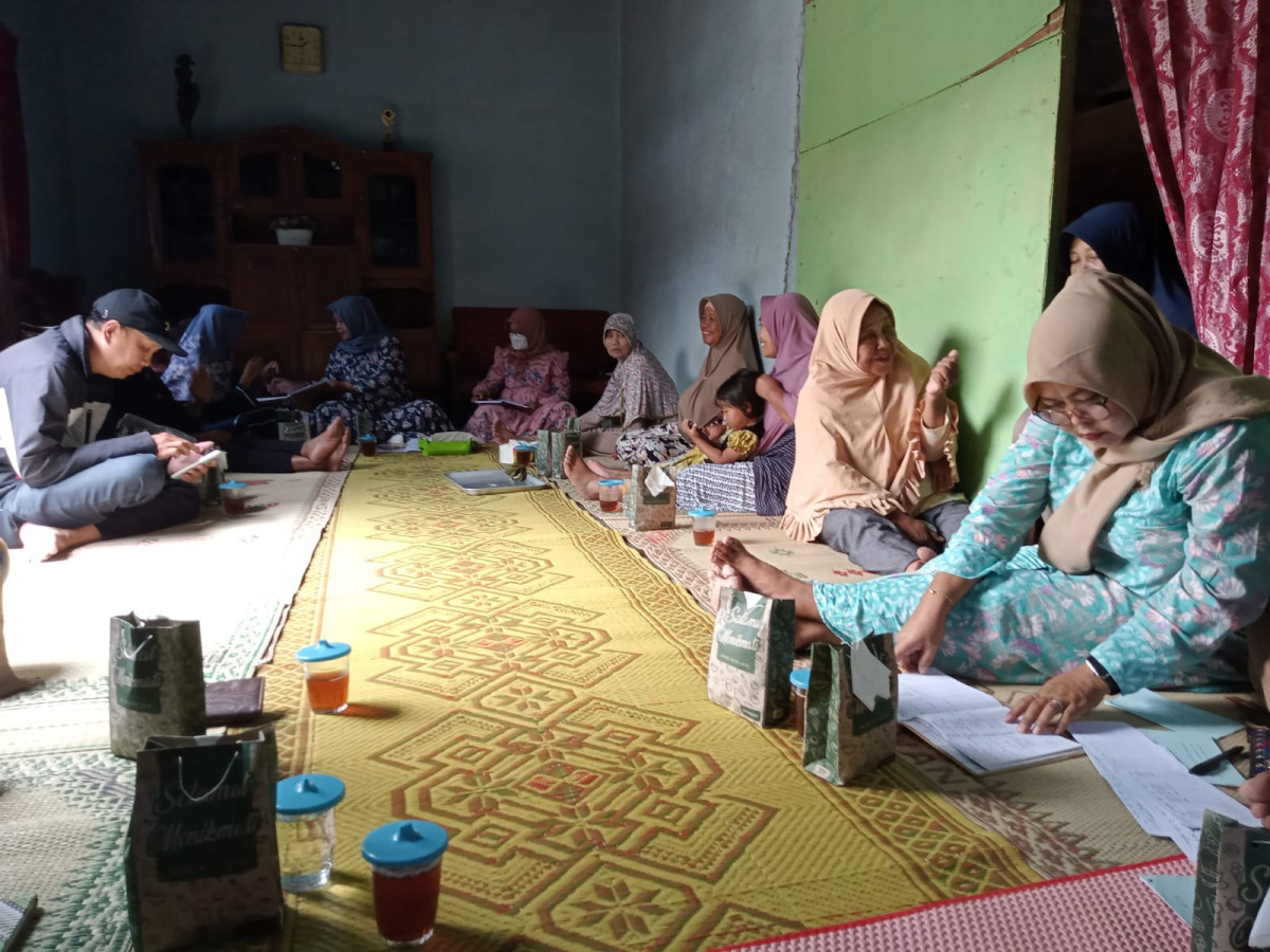 Pertemuan KWT warga Puntuk dan sekitarnya