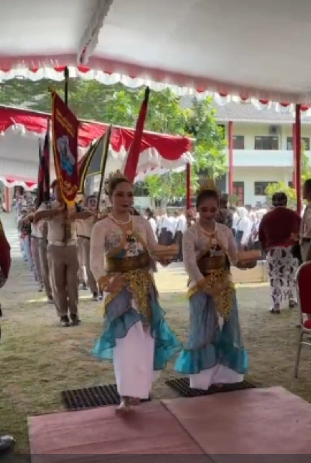 Hari ulang tahun smkn 1 cangkringan diikuti anak anak dr dsn meces