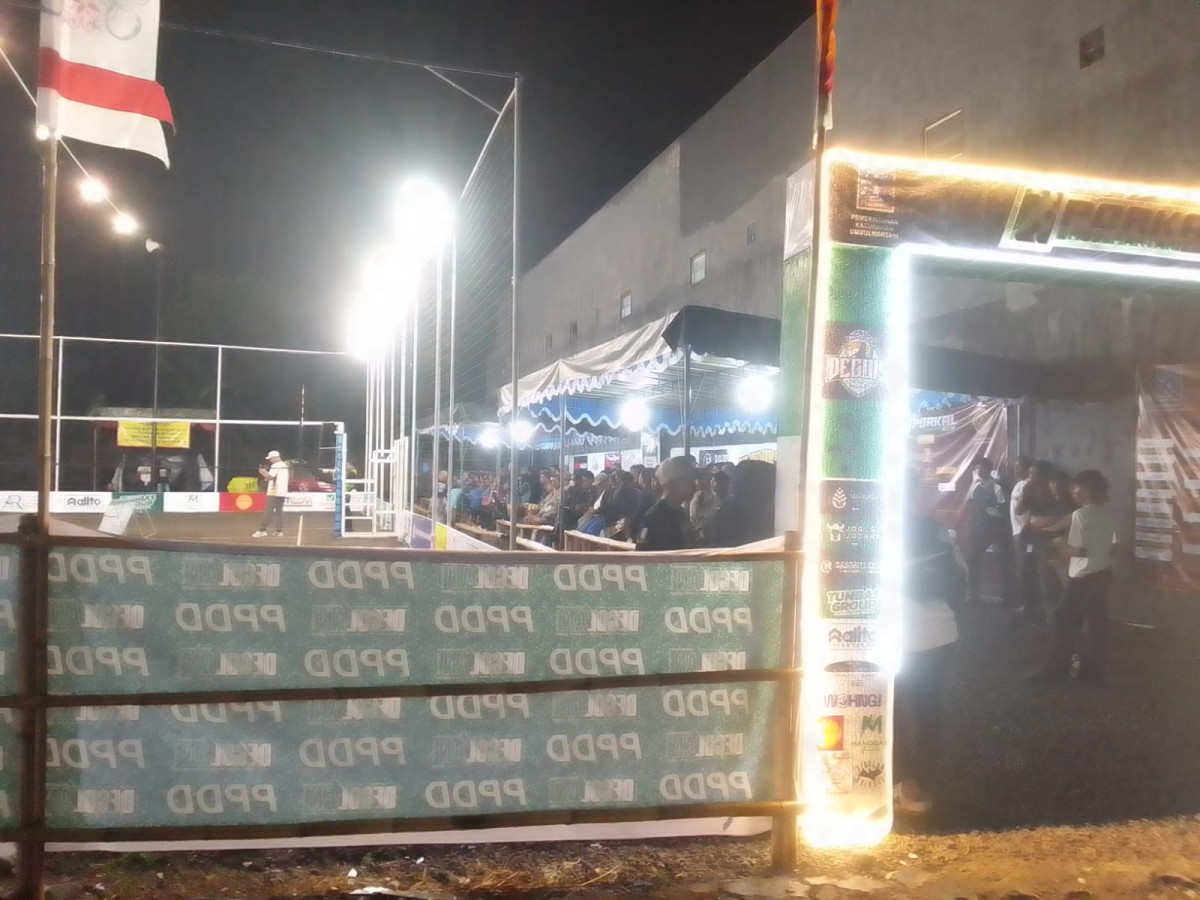 Suasana diarea penonton