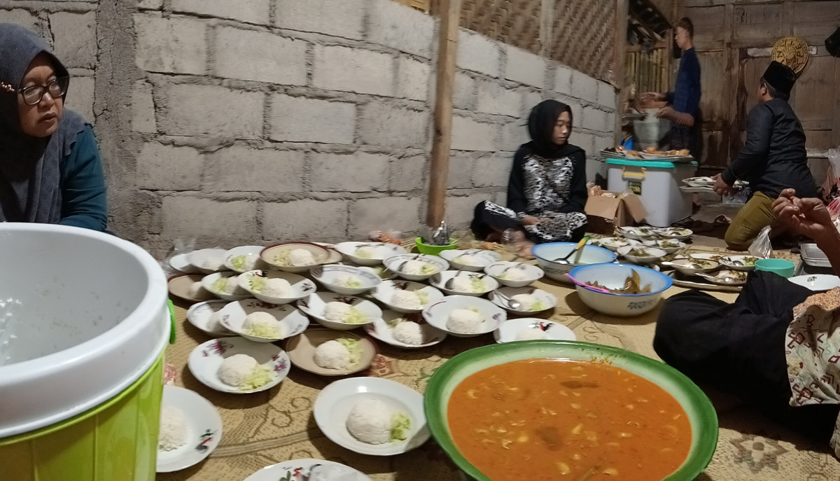 Dusun Tanjung pengajian Rabu paging