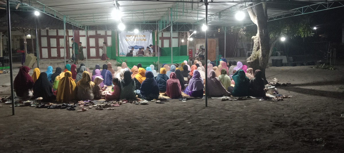 Antusias masyarakat sangat senang