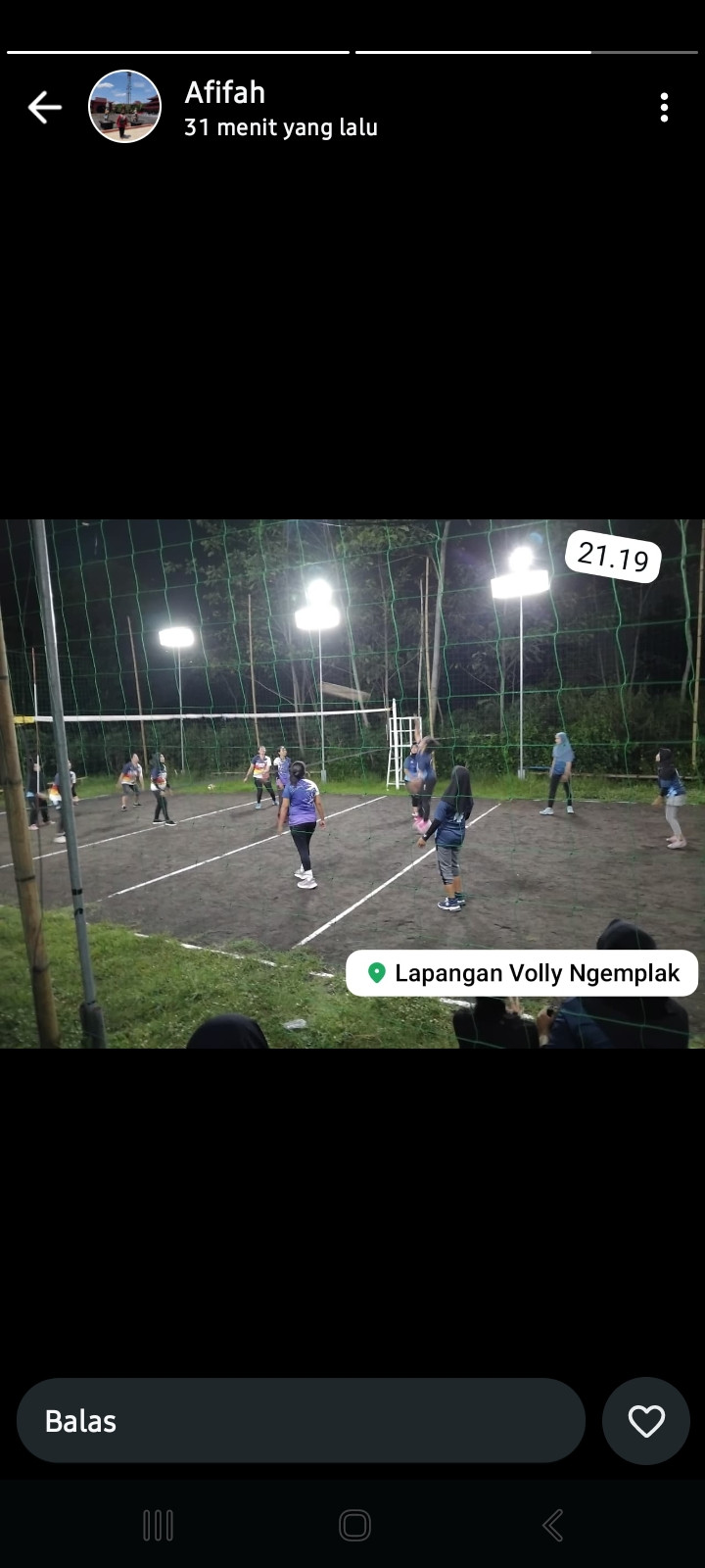 Volly ibu2 ngemplak asem